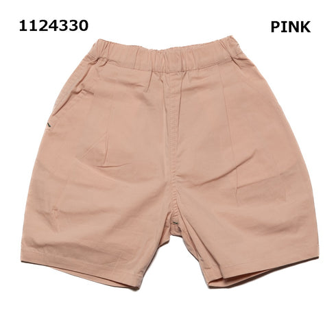 【S/M/L】ストレッチポプリンタックショーツ★1124330m 大人サイズ 親子コーデ