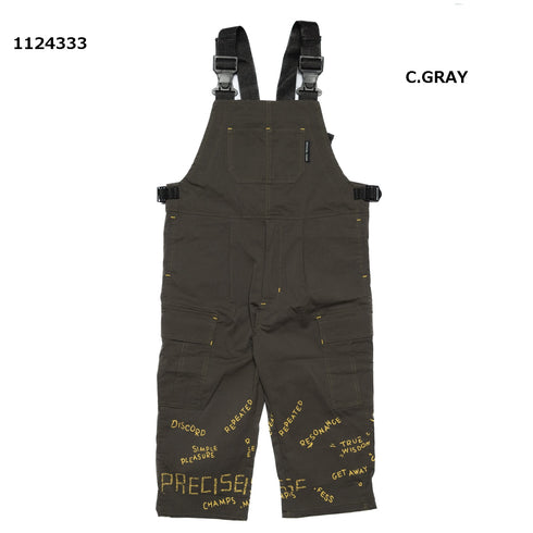 【130~150】ストレッチポプリンオーバーオール★1124333j子供服 キッズサイズ