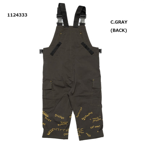 【130~150】ストレッチポプリンオーバーオール★1124333j子供服 キッズサイズ