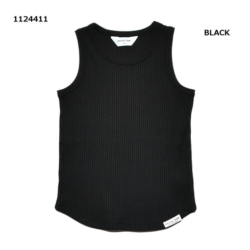 【S/M/L】リブタンクトップ★1124411m 大人サイズ 親子コーデ