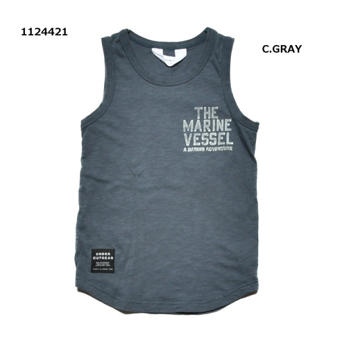 【90~120】スラブ天竺ロゴタンクトップ★1124421子供服 キッズサイズ