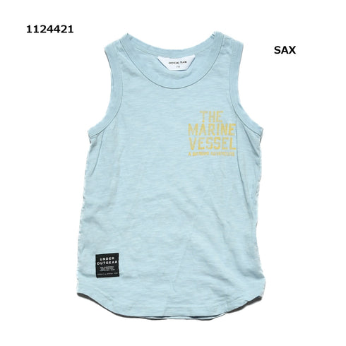 【90~120】スラブ天竺ロゴタンクトップ★1124421子供服 キッズサイズ