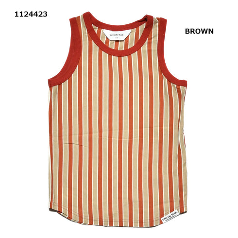 【S/M/L】バラエティボーダータンクトップ★1124423m 大人サイズ 親子コーデ