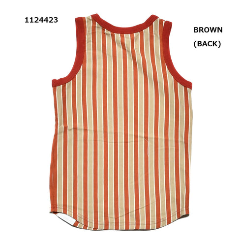 【S/M/L】バラエティボーダータンクトップ★1124423m 大人サイズ 親子コーデ
