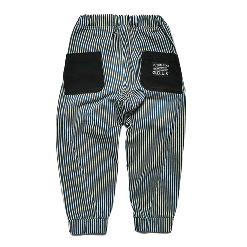 【オフィシャルチーム】ブラックデニムスイッチングジョガーパンツ|90cm~150cm|1125234