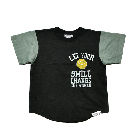 【オフィシャルチーム】スラブ天竺スマイルロゴTシャツ|S~L|1125252M