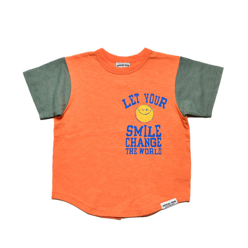 【オフィシャルチーム】スラブ天竺スマイルロゴTシャツ|S~L|1125252M