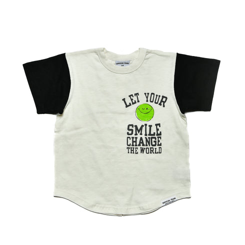 【オフィシャルチーム】スラブ天竺スマイルロゴTシャツ|S~L|1125252M