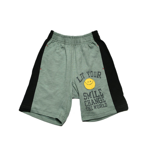 【オフィシャルチーム】スラブ天竺スマイルロゴハーフパンツ|S~L|1125253M