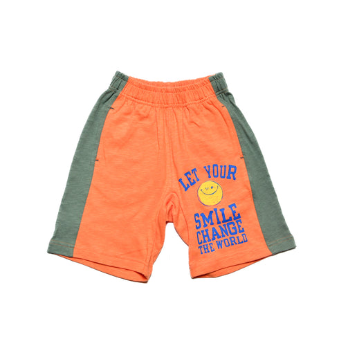 【オフィシャルチーム】スラブ天竺スマイルロゴハーフパンツ|90cm~150cm|1125253