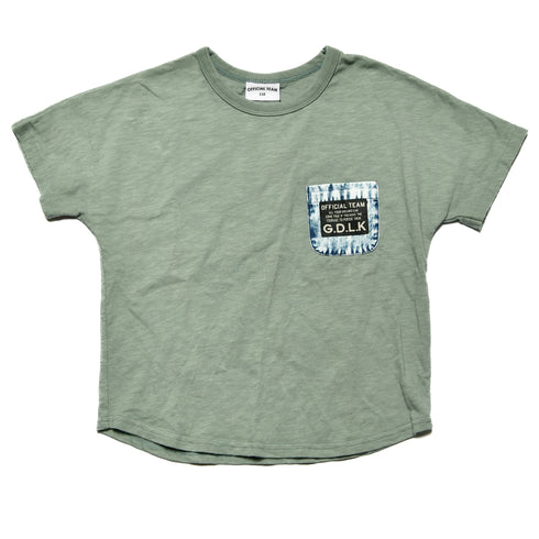 【オフィシャルチーム】スラブ天竺デニムポケットTシャツ|90cm~150cm|1125254