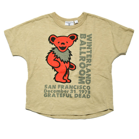 【オフィシャルチーム】グレイトフルデッドスラブ天竺ドルマンTシャツ|S~L|1125271M