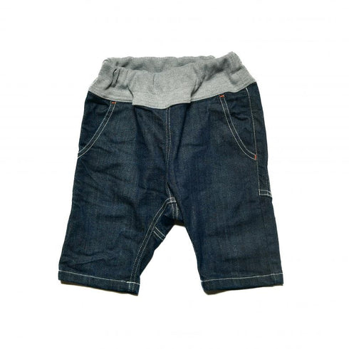 【オフィシャルチーム】カットデニムハーフサルエルパンツ|S~M|1125303M