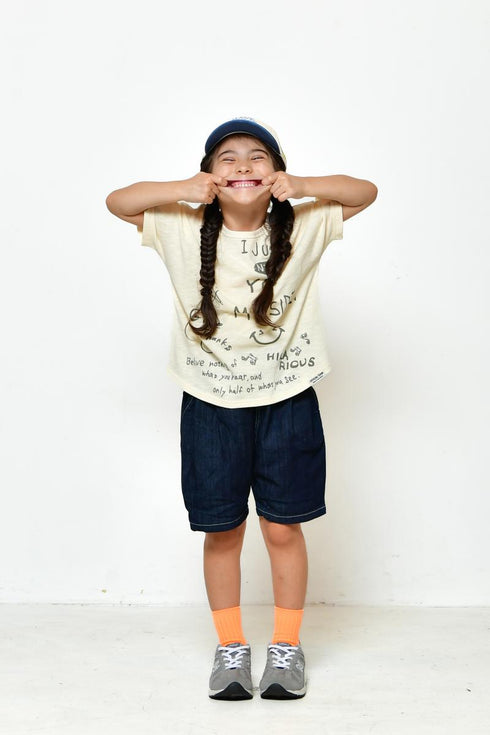 【オフィシャルチーム】カットデニムタックショーツ|S~L|1125304M