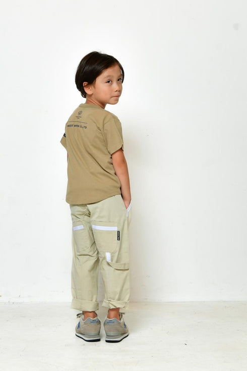 【オフィシャルチーム】ストレッチポプリンスクエアワイドパンツ|90cm~150cm|1125314