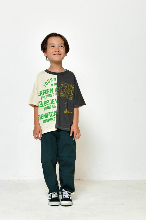 【オフィシャルチーム】ストレッチポプリンスクエアワイドパンツ|S~M|1125314M