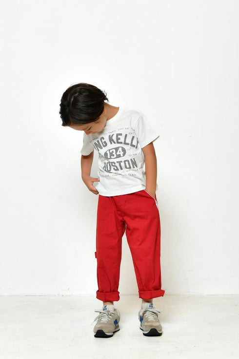 【オフィシャルチーム】ストレッチポプリンスクエアワイドパンツ|S~M|1125314M