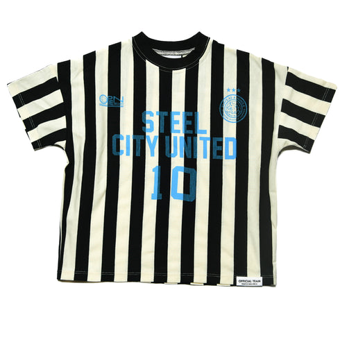 【オフィシャルチーム】ストライプサッカーシャツ|S~L|1125360M