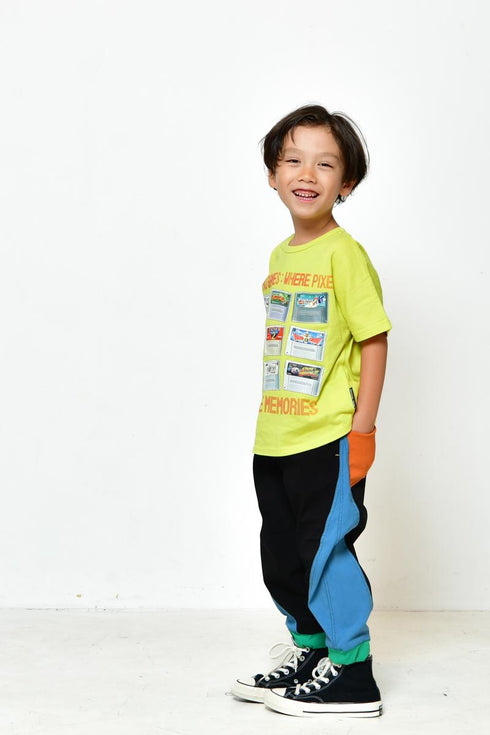 【オフィシャルチーム】クールタッチレトロゲームロゴTシャツ|90cm~150cm|1125405