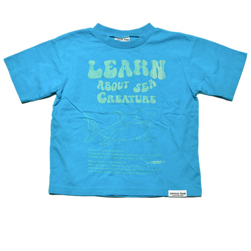 🌊 ひんやり快適な子供服🎶【オフィシャルチーム】クールタッチ海洋生物Tシャツ|90cm~150cm|1125420