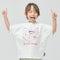 天竺素材で、動きやすさ抜群の子供服♪90~150【OFFICIALTEAM】360°ストレッチ スニーカーロゴ Tシャツ_1126109