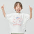 天竺素材で、動きやすさ抜群の子供服♪90~150【OFFICIALTEAM】360°ストレッチ スニーカーロゴ Tシャツ_1126109