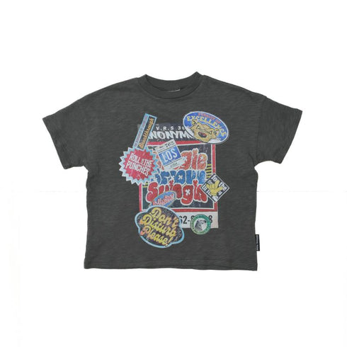 S/Ⅿ/L【OFFICIALTEAM】スラブ天竺 ステッカー柄Tシャツ_1126120m