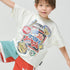 90~150【OFFICIALTEAM】スラブ天竺 ステッカー柄Tシャツ1126120