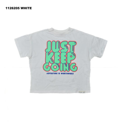 S/Ⅿ/L【OFFICIALTEAM】JUST KEEP GOINGロゴTシャツ_1126205m