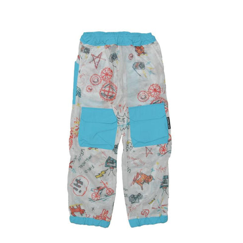 防虫加工で快適なアウトドアを♪S/Ⅿ【 OFFICIALTEAM】インセクトガード総柄メッシュパンツ 1126426