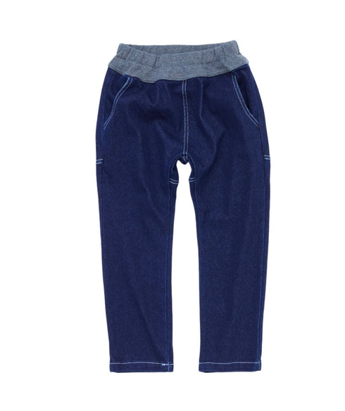 【90~120cm】カットデニムサルエルパンツ★1223160★【OFFICIALTEAM】