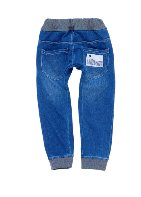 【90~120cm】カットデニムジョガーパンツ★1223161★【OFFICIALTEAM】