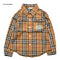 【130~150】★オフィシャルチーム★チェック柄シャツ(1224120j)