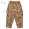 【S/M/L】★オフィシャルチーム★チェック柄タックワイドパンツ(1224121m)