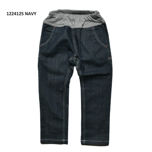 【90~120】★オフィシャルチーム★カットデニムサルエルパンツ(1224125)