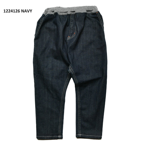 【S/M/L】★オフィシャルチーム★カットデニムワイドサルエル(1224126m)