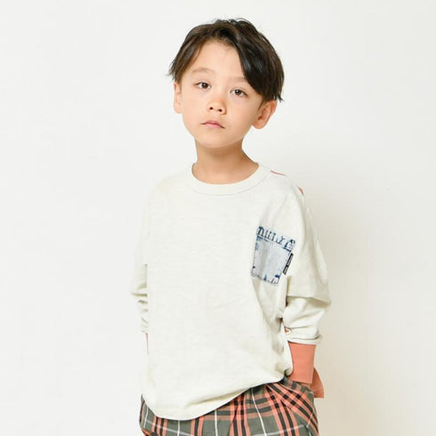 【90~120】★オフィシャルチーム★スラブドルマンワイドTシャツ(1224144)