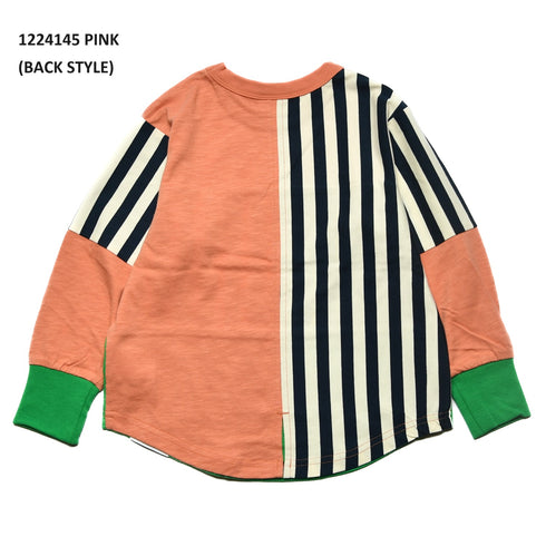 【90~120】★オフィシャルチーム★ドッキングボーダーTシャツ(1224145)