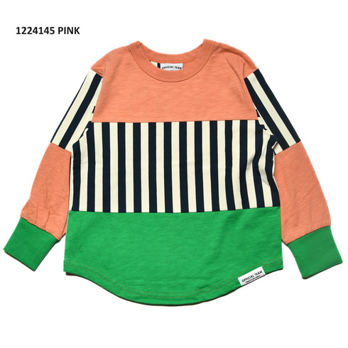 【90~120】★オフィシャルチーム★ドッキングボーダーTシャツ(1224145)