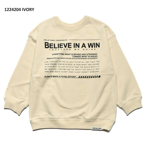 【130~150】★オフィシャルチーム★裏毛ロゴトレーナー(1224204j)