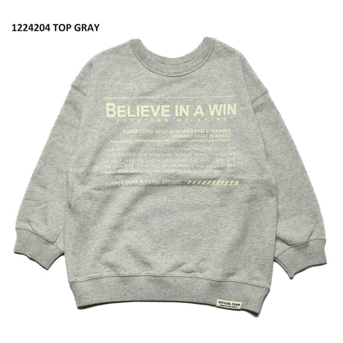 【90~120】★オフィシャルチーム★裏毛ロゴトレーナー(1224204)