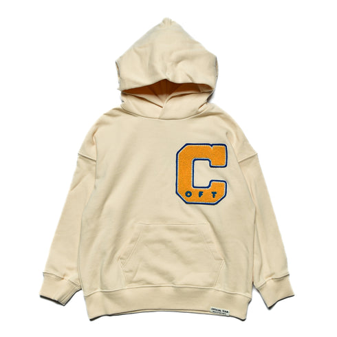 【90~120】★オフィシャルチーム★裏毛サガラ刺繍パーカー(1224206)