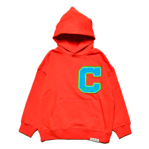 【90~120】★オフィシャルチーム★裏毛サガラ刺繍パーカー(1224206)