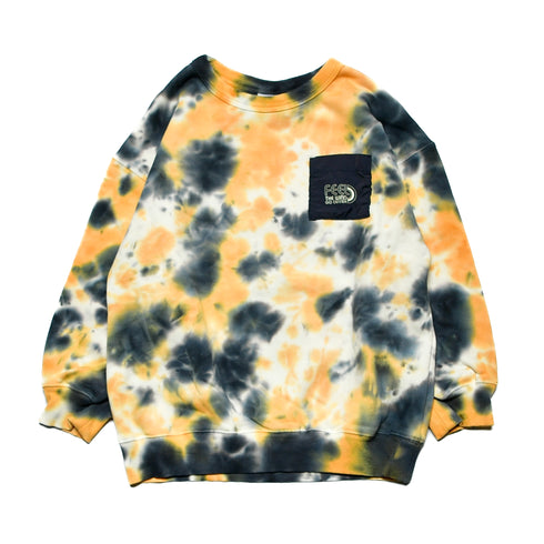 【90~120】★オフィシャルチーム★裏毛タイダイ染めポケットトレーナー(1224210)