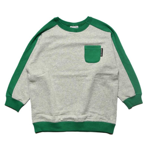 【S/M/L】★オフィシャルチーム★裏毛2トーンポケットトレーナー(1224215m)