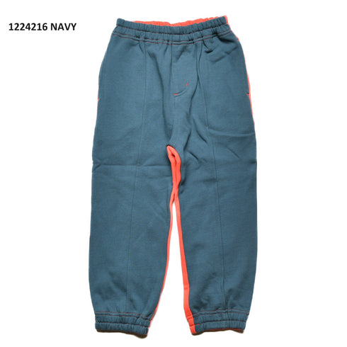 【90~120】★オフィシャルチーム★裏毛2トーンピンタックパンツ(1224216)