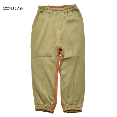 【90~120】★オフィシャルチーム★裏毛2トーンピンタックパンツ(1224216)