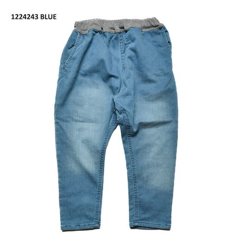 【130~150】★オフィシャルチーム★プレミアコットンデニムサルエル(1224243j)