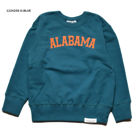 【S/M/L】★オフィシャルチーム★裏毛カレッジロゴレーナー(1224250m)