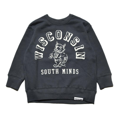 【130~150】★オフィシャルチーム★裏毛WISCONSINトレーナー(1224251j)